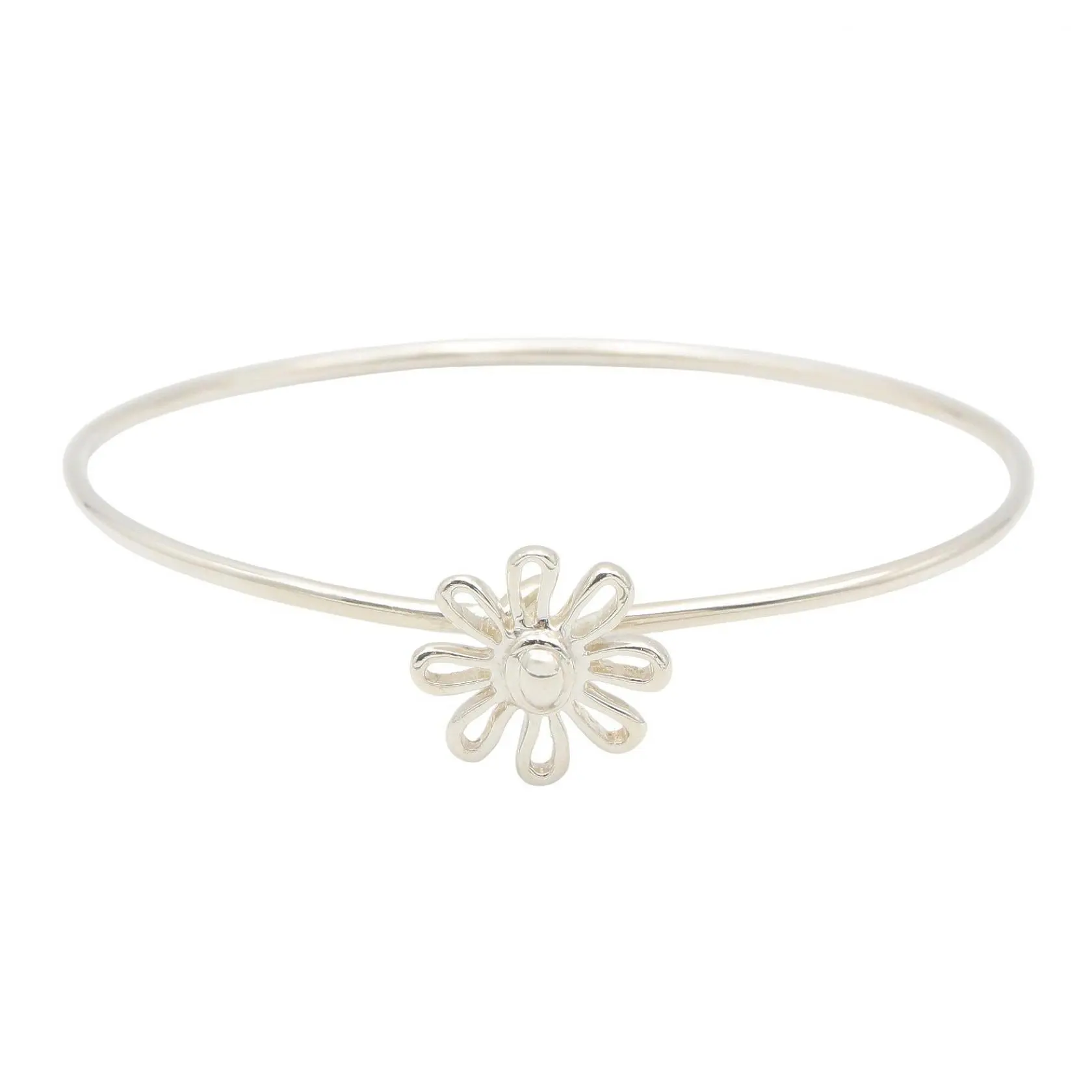 Pre-owned Tiffany & Co. Sterling Silver 925 (Ag925) Small Leather Goods Silver Bangle