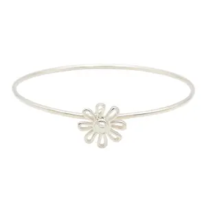 Pre-owned Tiffany & Co. Sterling Silver 925 (Ag925) Small Leather Goods Silver Bangle