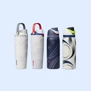 Owala - The Soccer Collection Insulated Stainless Steel Water Bottle  with Straw & Flip Lid | Vacuum Insulated Travel Cup