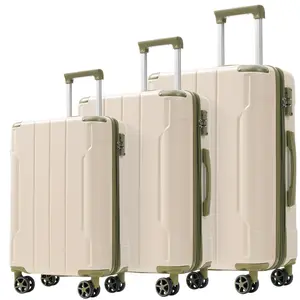 Luggage Sets 3 Piece, Expandable Hard shell ABS Suitcases with Double Spinner, Travel luggage Set with TSA Lock