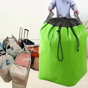 Large Moving Bag with Hand-held, Durable Storage Tote for Clothes, Toys & More, Multi-purpose Organizer with Drawstring Closure, Laundry, Laundry Basket Bag