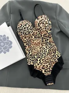 Women's Leopard Print Thong Panties, Slim-Fitting Underwear for Women, Comfortable & Stylish Design, Perfect for Daily Wear