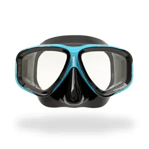 Customize Prescription Snorkel Mask, Optical Myopia Diving Goggles with Black Zipper Case