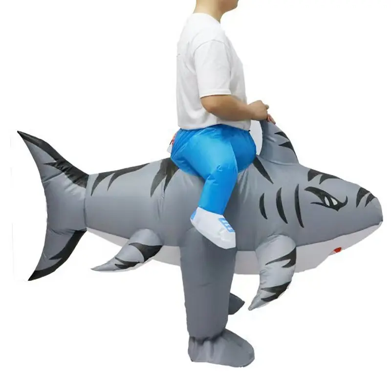 Cross border cycling gray shark