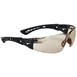 Bolle Rush Plus BSSI Ballistic Safety Glasses with CSP Platinum Anti-Fog Lens