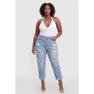 Plus Size Metallic Detail Tie Back Halter Top