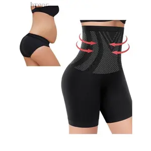 high-waisted tummy control shaping shorts for women, breathable and comfortable shapewear, high elasticity pants, suitable for postpartum recovery