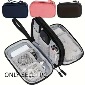 Portable Waterproof Storage Bag, Travel Digital Product Organizer, Multi-Layer Multifunctional Pouch, Data Cable Holder, Passport Holder, Creative File Box
