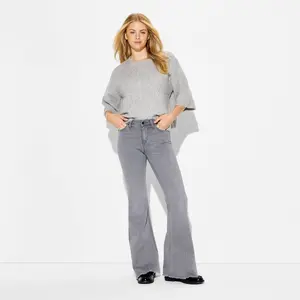 Women's Short Sleeve Crewneck Pullover Sweater - Wild Fable