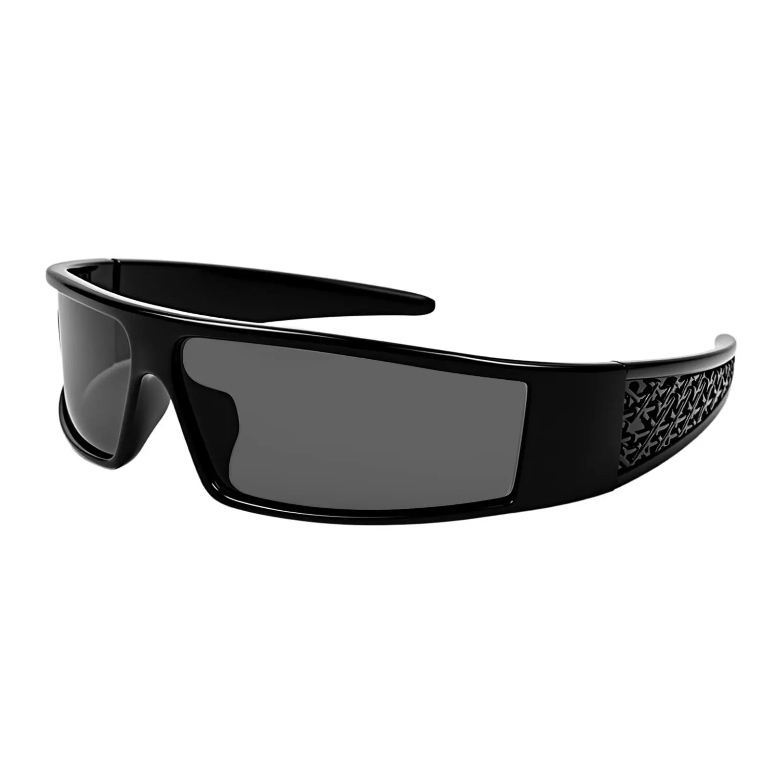 OIDEA Y2K Cyberpunk Wraparound Sunglasses for Men Women, UV400 Polarized Lens Sport Shades for Cycling Driving and Street Style