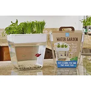 Water Garden 2.0 - Back to the Roots - self watering fish tank