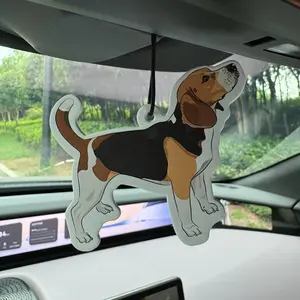 Adorable Mountain Dog Design Car Air Freshener, Car Diffuser, Natural Essential Oils & Aromatherapy Scent, Long-Lasting Fragrance for Home & Vehicle