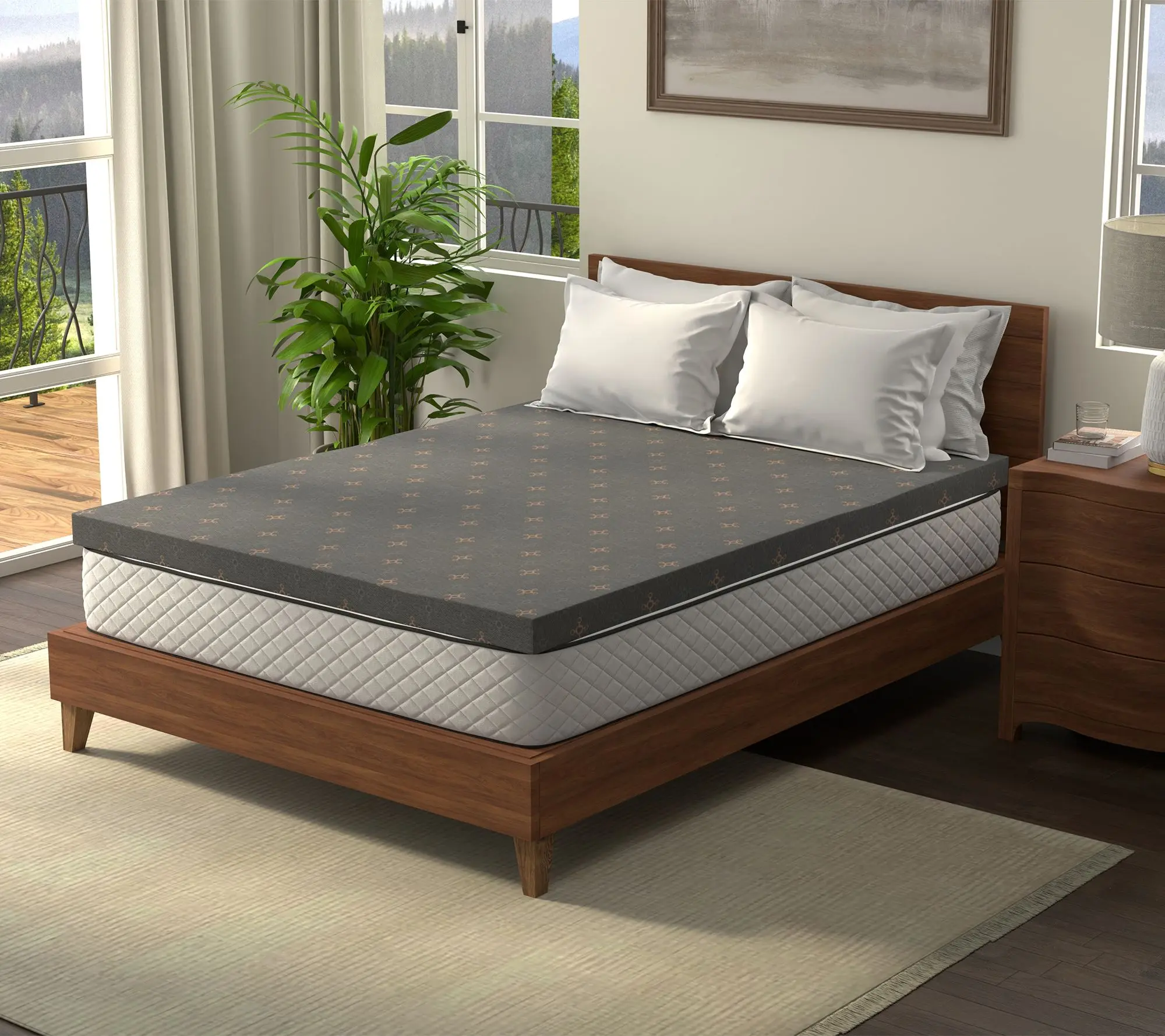 Tommie Copper Rest Relief 3" Reversible Mattress Topper - Twin Tommie Copper Rest Relief 3" Reversible Mattress Topper - Twin