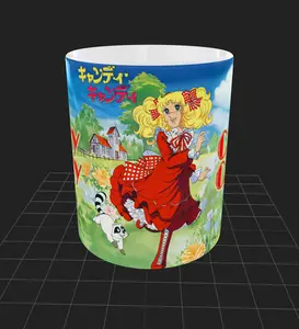 Candy Candy Anime Ceramic Mug 11 oz & 15 0z Drinkware Reusable Washable Reuse  Cup