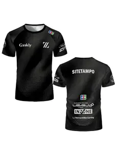 2026 ZETA DIVISION esports team jersey SITETAMPO men's and women's quick drying breathable T-shirt player training suit fan gift top short sleeved T-shirt breathable sweat absorbing quick drying