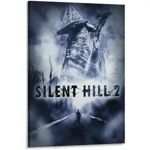 Classic Movie Poster Silent Hill 2 Poster Decorative Painting Canvas Wall Art Living Room Posters Bedroom Painting