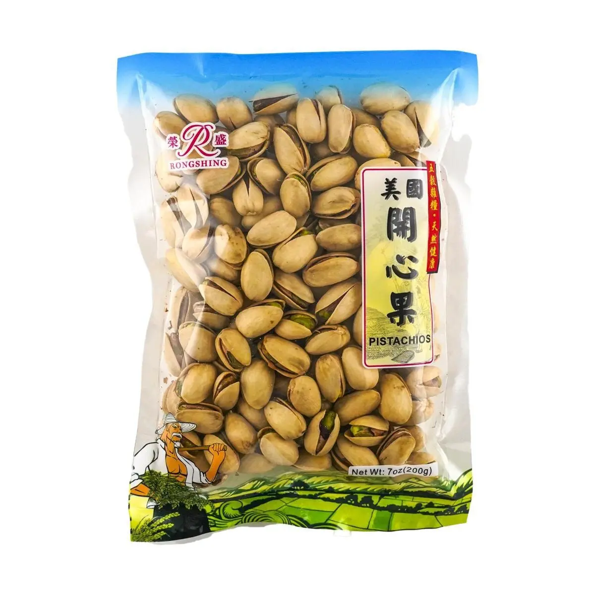Rongsheng USA Pistachios 200g - Premium Roasted & Salted Snack Nuts for Healthy Eating Rongsheng USA Pistachios 200g - Premium Roasted & Salted Snack Nuts for Healthy Eating