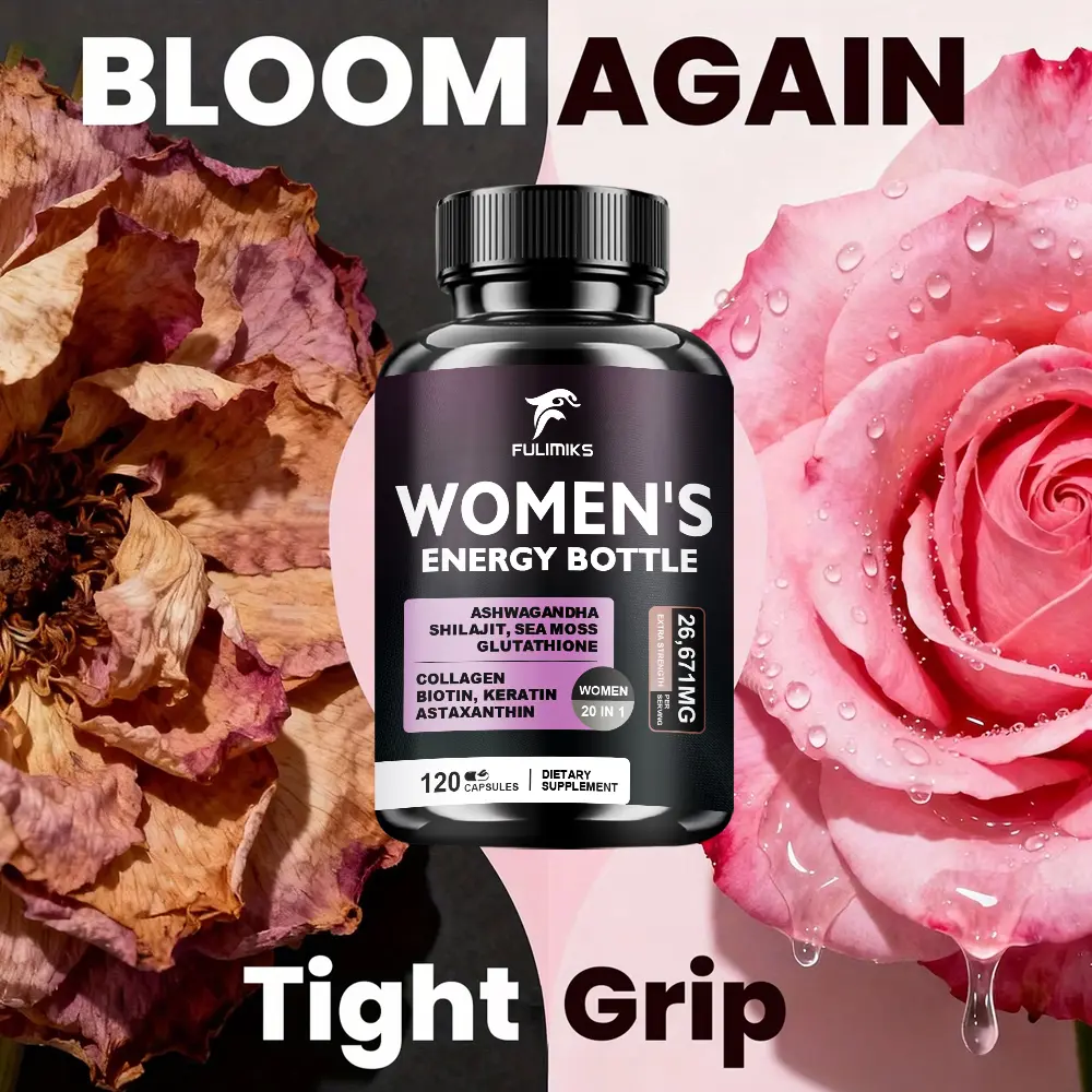 Women's Vitamins Capsule, Hydration & Elasticity, with Slippery Elm Ashwagandha, Shilajit, Sea Moss, Glutathione, Collagen, Biotin, Keratin, Astaxanthin, Comfort & Confidence - TikTok Shop Women's Vitamins Capsule, Hydration & Elasticity, with Slippery Elm Ashwagandha, Shilajit, Sea Moss, Glutathione, Collagen, Biotin, Keratin, Astaxanthin, Comfort & Confidence - TikTok Shop