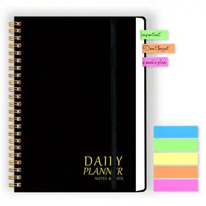 Daily Planner Notebook, Undated Self-discipline Task List Log, Includes Priority, To-do Lists, Notes, Suitable for Teenagers and Adults for Goal Setting
