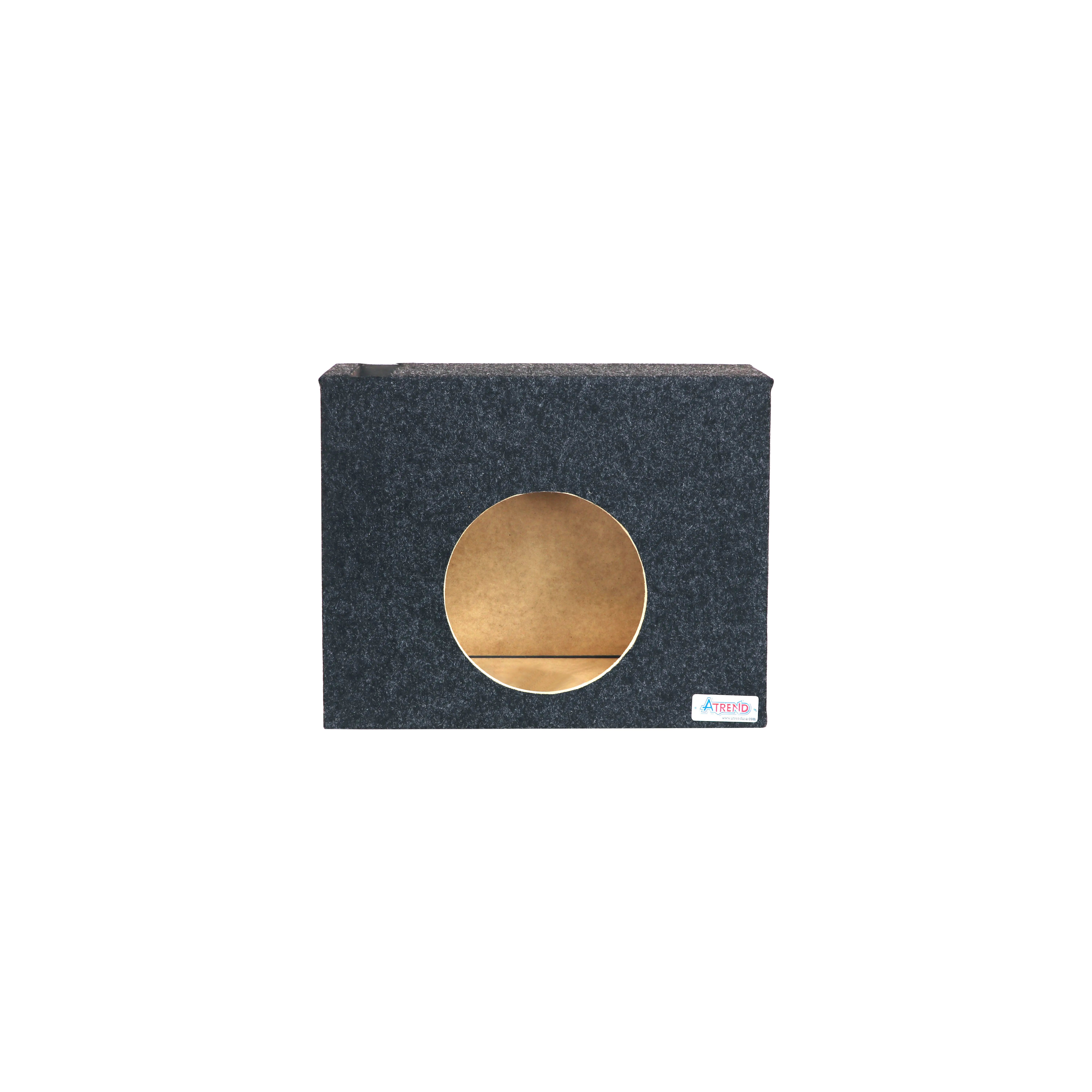12 in Single Truck Enclosure Vented Subwoofer Enclosure Precision CNC-Cut, 3/4-Inch MDF Made in USA.