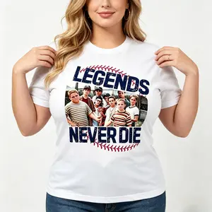 1990s Sandlot Legends Live On In Retro Baseball Tees For Women And Team Crew Shirts