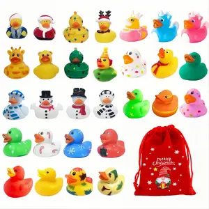 Christmas gifts Rubber Duck Bath Toys 3pcs/6pcs/9pcs/12pcs Set for Kids, Fun Bathtub Pool Party Favors, Cute Jeep Car Dashboard Decor,Perfect Gift for Kids & Friends.