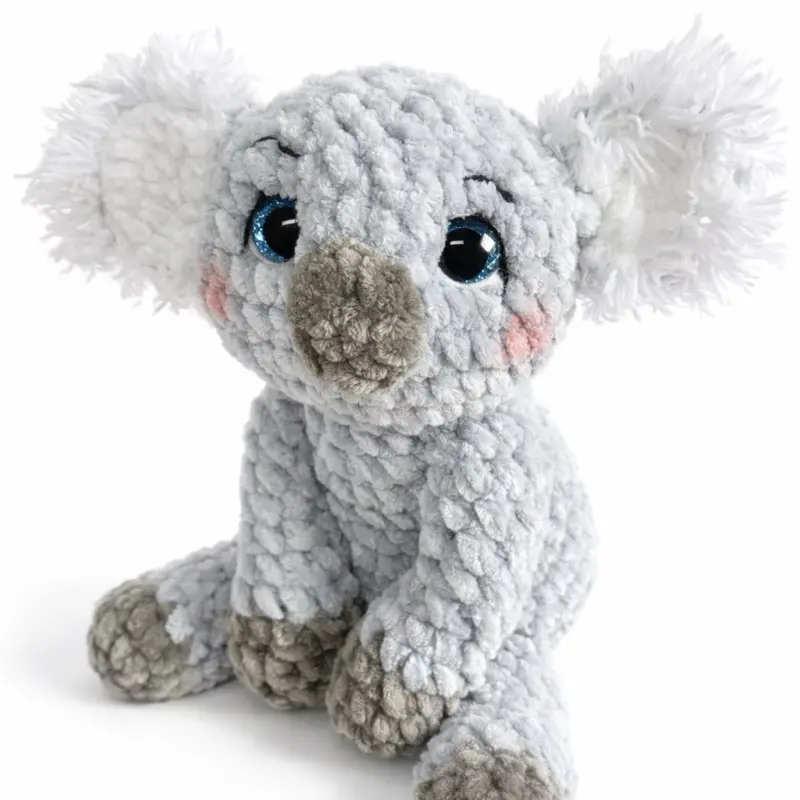 Handmade Crochet koala– Soft Plush Decorative Keepsake