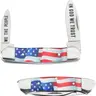 Old Ram Classic Foldable Stainless Steel Straight Blade Pocket Knife - Split Joint, 3.5" Closed, Acrylic Handle, All Ages Portable Survival Gear, Outdoor Survival Gear, Camping Canoeing Hiking Carving Accessory