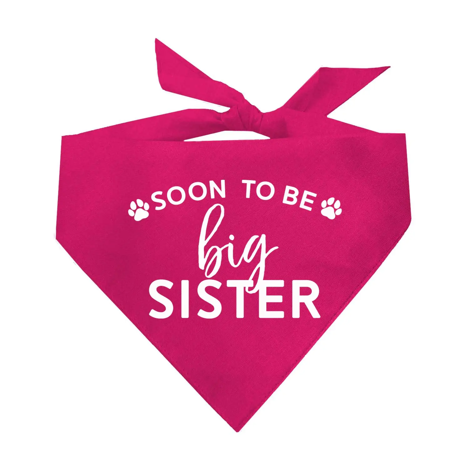 Soon To Be Big Sister Triangle Dog Bandana Soon To Be Big Sister Triangle Dog Bandana