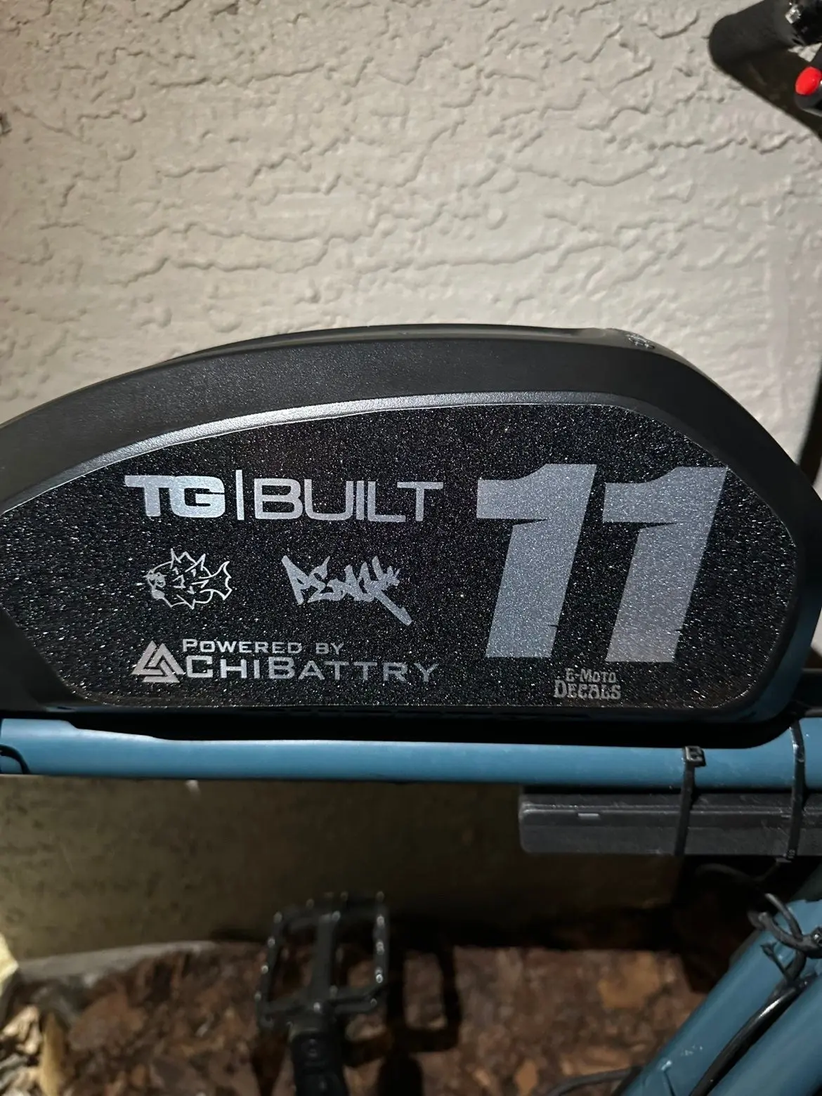 Super 73 battery decal Super 73 battery decal