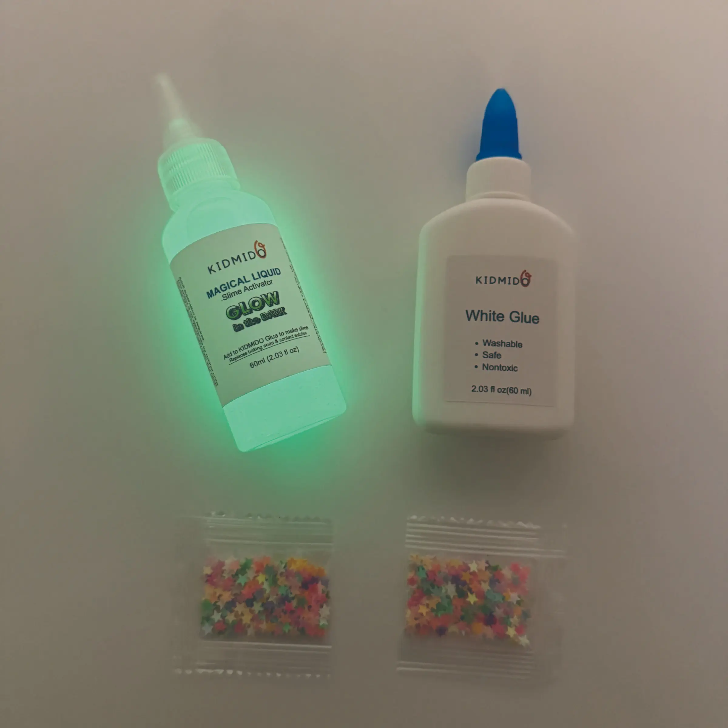 KIDMIDO-Milky Way DIY Slime Kit, Include luminescent Magical Liquid ...