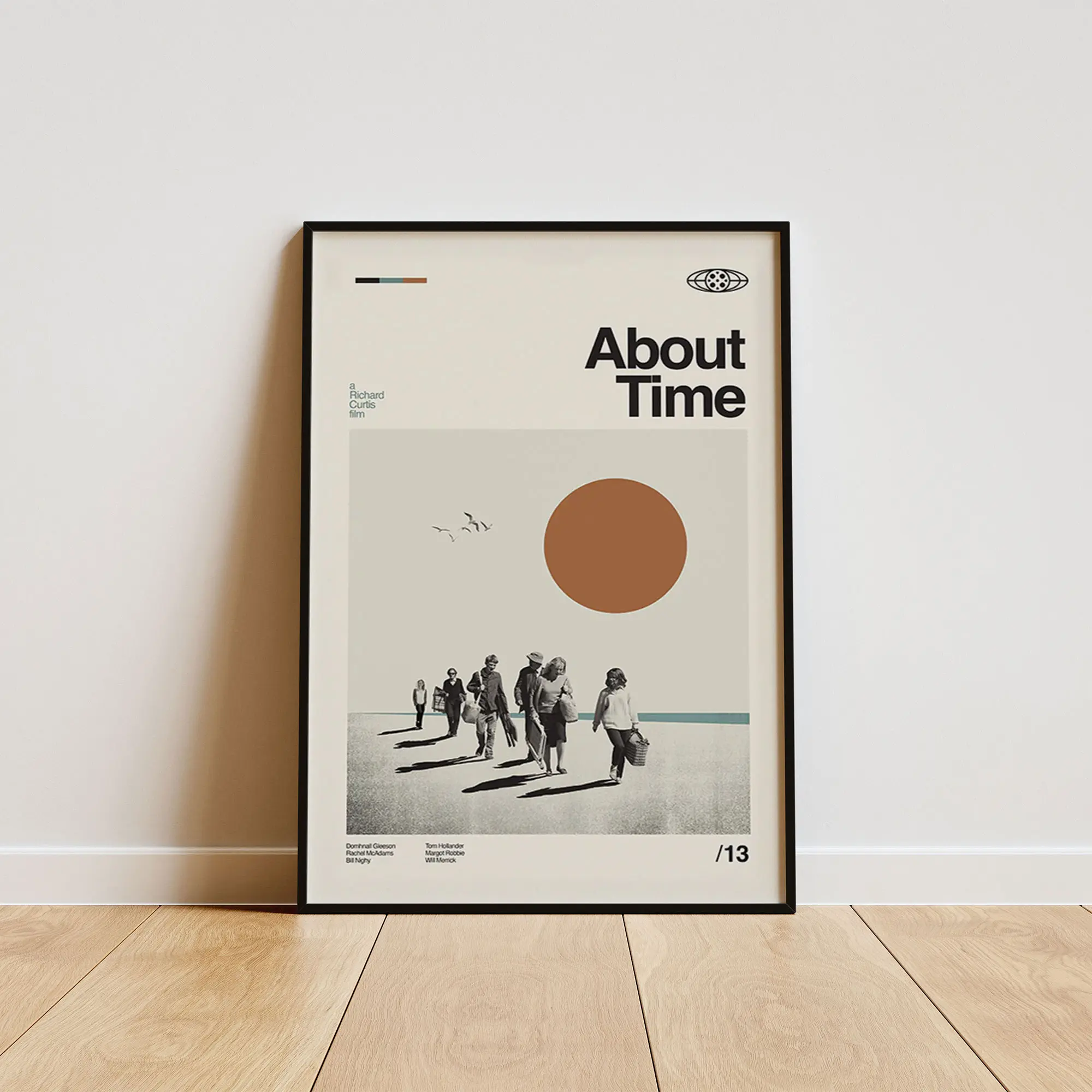 About Time Poster, Contemporary Wall Decor, Modern Home Aesthetic, Interior Decoration Print