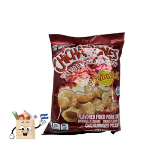 3 Pack Chicharrones El Señorial Flavored Fried Pork Chips - Snack