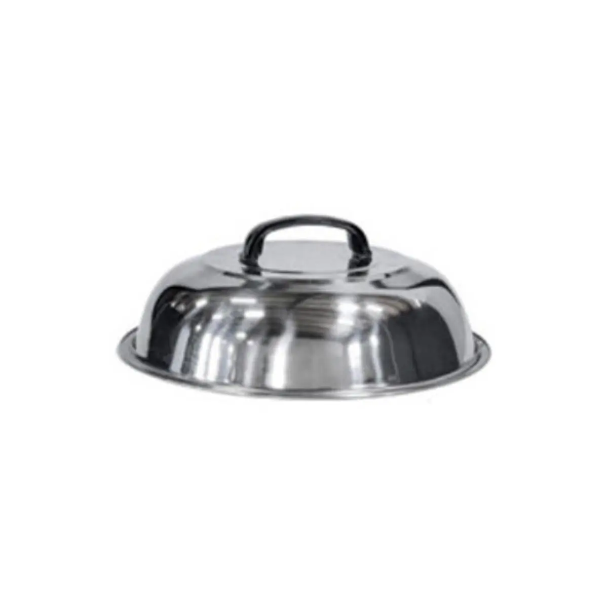 BLACKSTONE 12 in. Round Stainless Steel Basting Cover with Heat-Resistant Handle, Outdoor Kitchen Cooking Accessories for Grilling and Melting Cheese, Utensils, Outdoor Cooking, Steam Vegetables, Fits Griddles, Cheese Melting, Cool Kitchen Gadgets, Round,