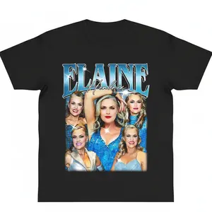 Elaine Hendrix Dwts Dancing with the Star North America Tour 2026 graphic tees Shirt y2k cotton fashion Casual Classic fan Gift 90s Aesthetic Celebrity Tribute Tee