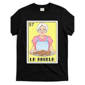 Humorous Spanish Mexican Bingo Gifts for Grandma La Abuela T Shirt