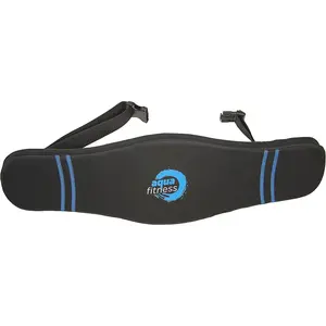 Water Fitness Deluxe Flotation Belt - Adult tic Swim Belt for Water Aerobics and Other Pool Exercise - Black/Blue