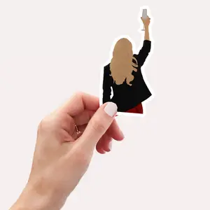 Taylor Cheers Grammy Sticker | Hand Drawn Taylor Sticker