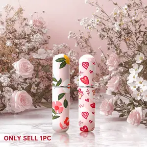 Floral/Rainbow/Heart/Horse Pattern Perfume Bottle, 1pc Refillable Design Perfume Spray Bottle, Portable Makeup Tools, Cosmetics Makeup Tools, Makeup Cosmetic Storage