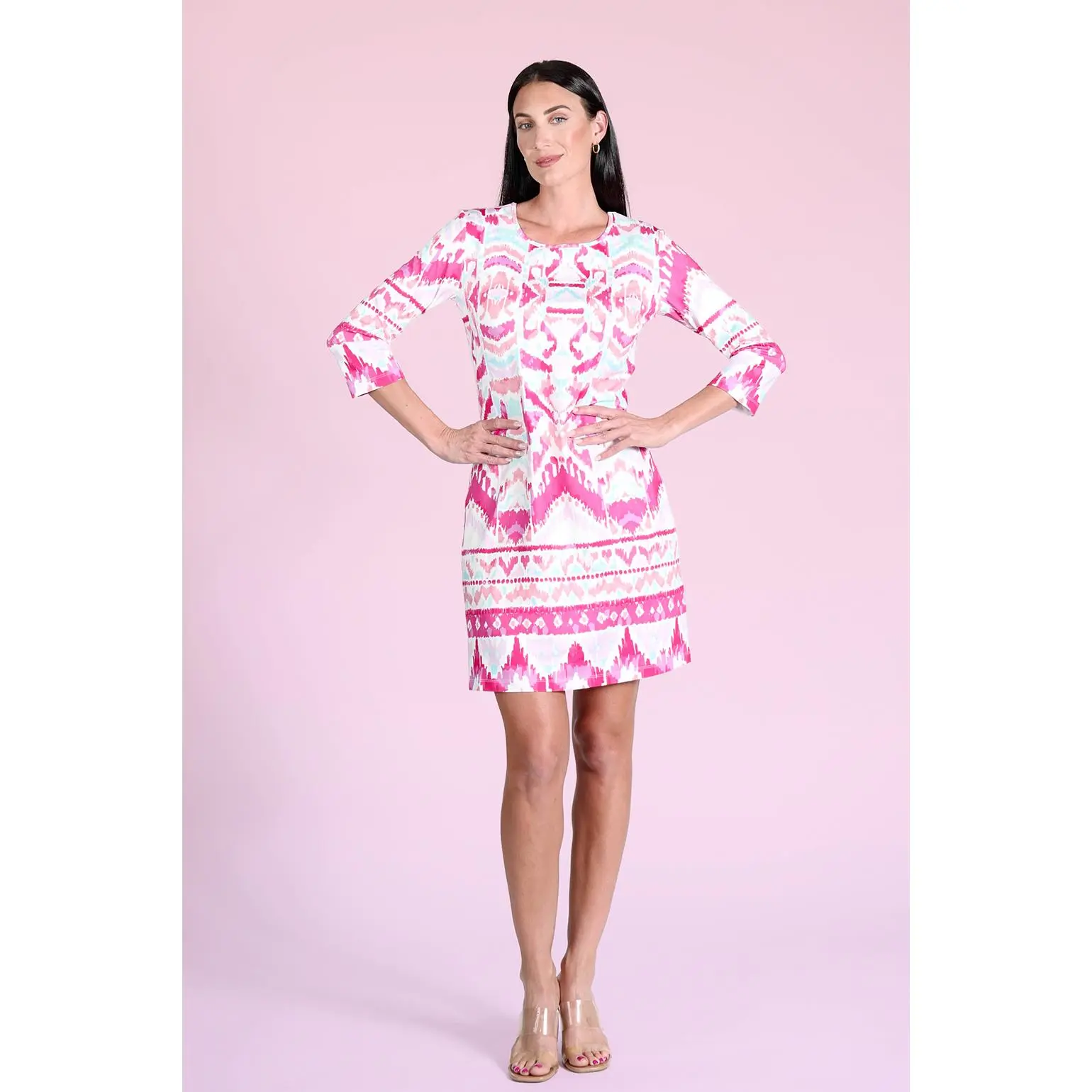 JPK Daphne Ikat Fuchsia Dress of the Week