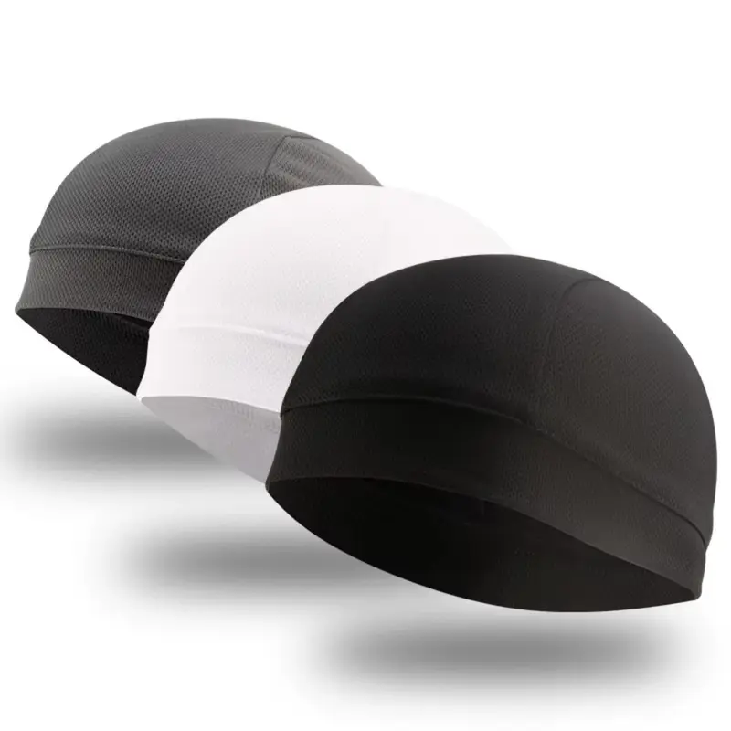 Buy 2 Get 1 Free Multifunctional Unisex Plain Color 3Pcs 2026 Summer Sportive Beanie Breathable Skull Cap Men Beanie Do-rag Lightweight Sweat Wicking Hat Head Wrap Under Helmet Liner for Motorcycle Running Bandana Cycling New Year,Christmas,birthday gifts