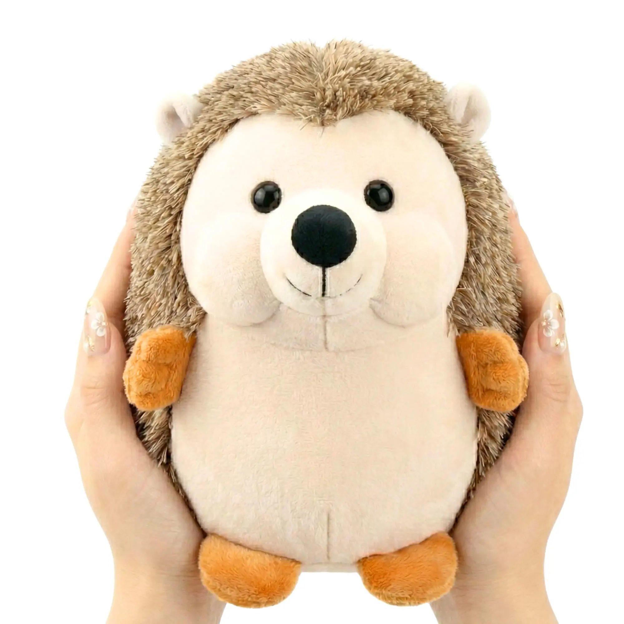5.5 in Huggable Hedgehog Stuffed Animal - Animal Design Collectible Soft Cuddly Doll Gift, Chubby Plush Toy, Spot Clean, Desk Buddy for Kids, Toddler Birthday Christmas Valentine Gifts
