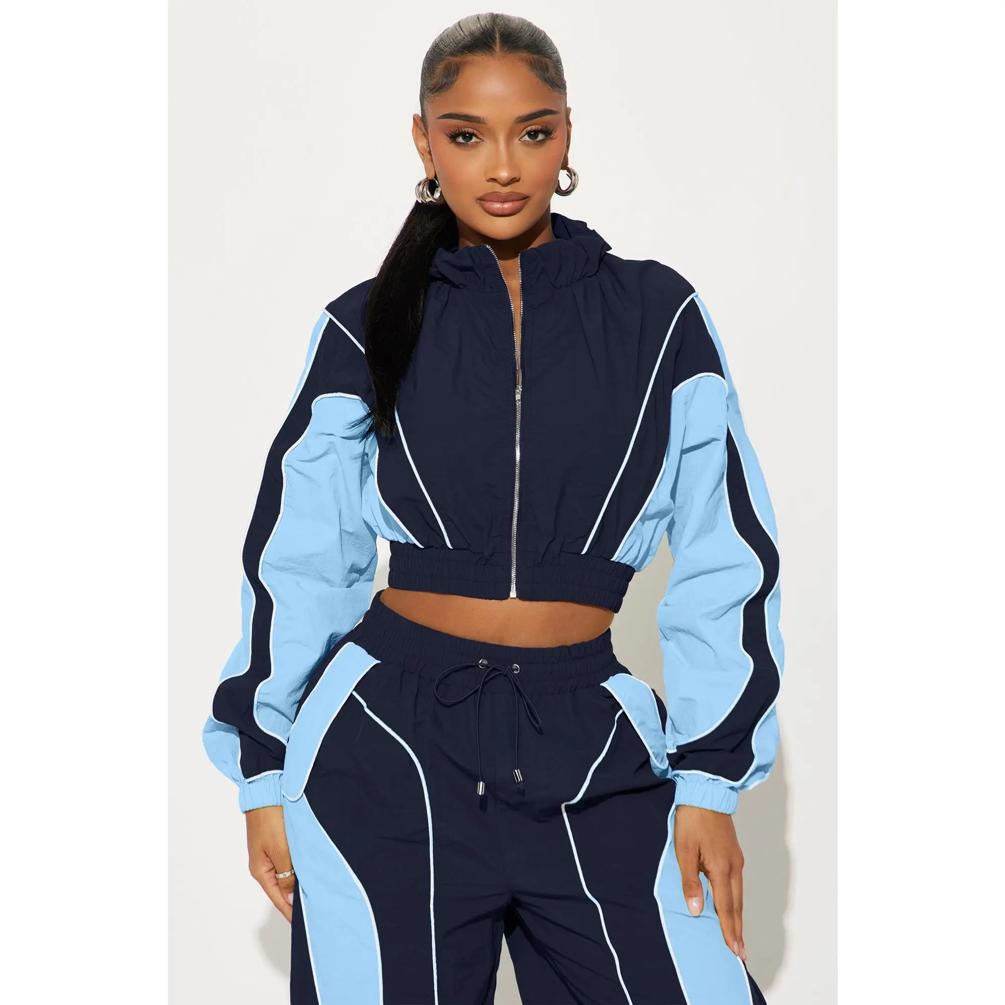New Era Colorblock Windbreaker Jacket - Blue/combo New Era Colorblock Windbreaker Jacket - Blue/combo