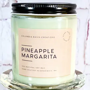 Clear Sided Soy Candle (Earthy Scents)