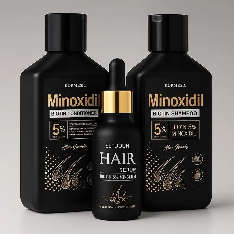 5% Minoxidil Hair Growth Shampoo & minoxidil Conditioner,Volumizing, Used for men and women with hair loss and thinning hair ,Supports Hair Growth, Hair Strengthening with Minoxidil Oil 300ml