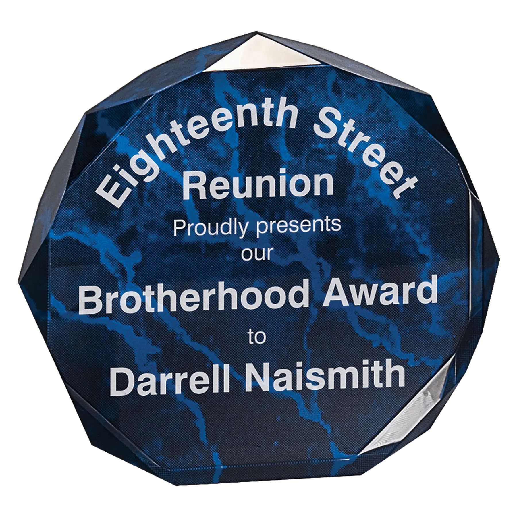Octagon Acrylic Award | Personalized Recognition Award