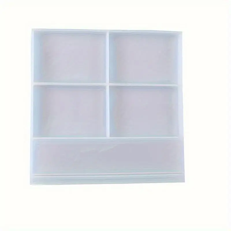 1pc DIY Silicone Photo Frame Mold Sturdy Frame Design - Create Stunning Transparent Picture Holders for Home Decor with Resin Epoxy Casting Kit - Easy Craft Making Supplies for Personalized Gifts