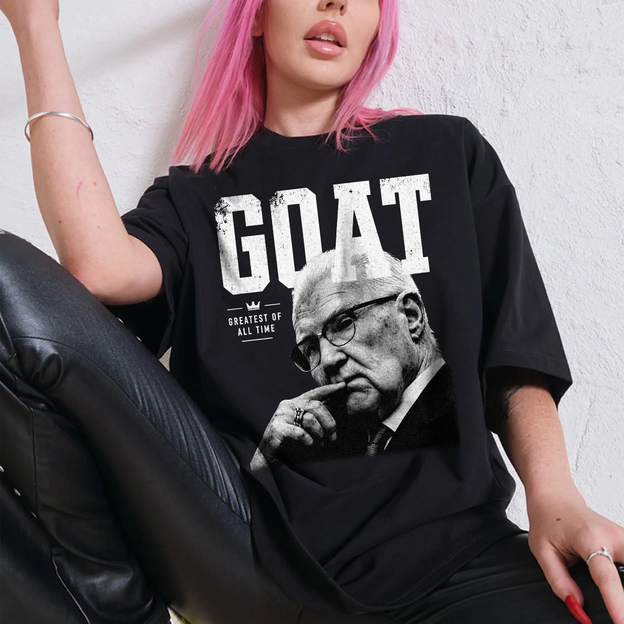 Kevin Reddington GOAT Lawyer Portrait Greatest Of All Time T Shirt