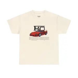 Ferrari F40 Unisex Comfort Tee T Shirt Sweatshirt Hoodie