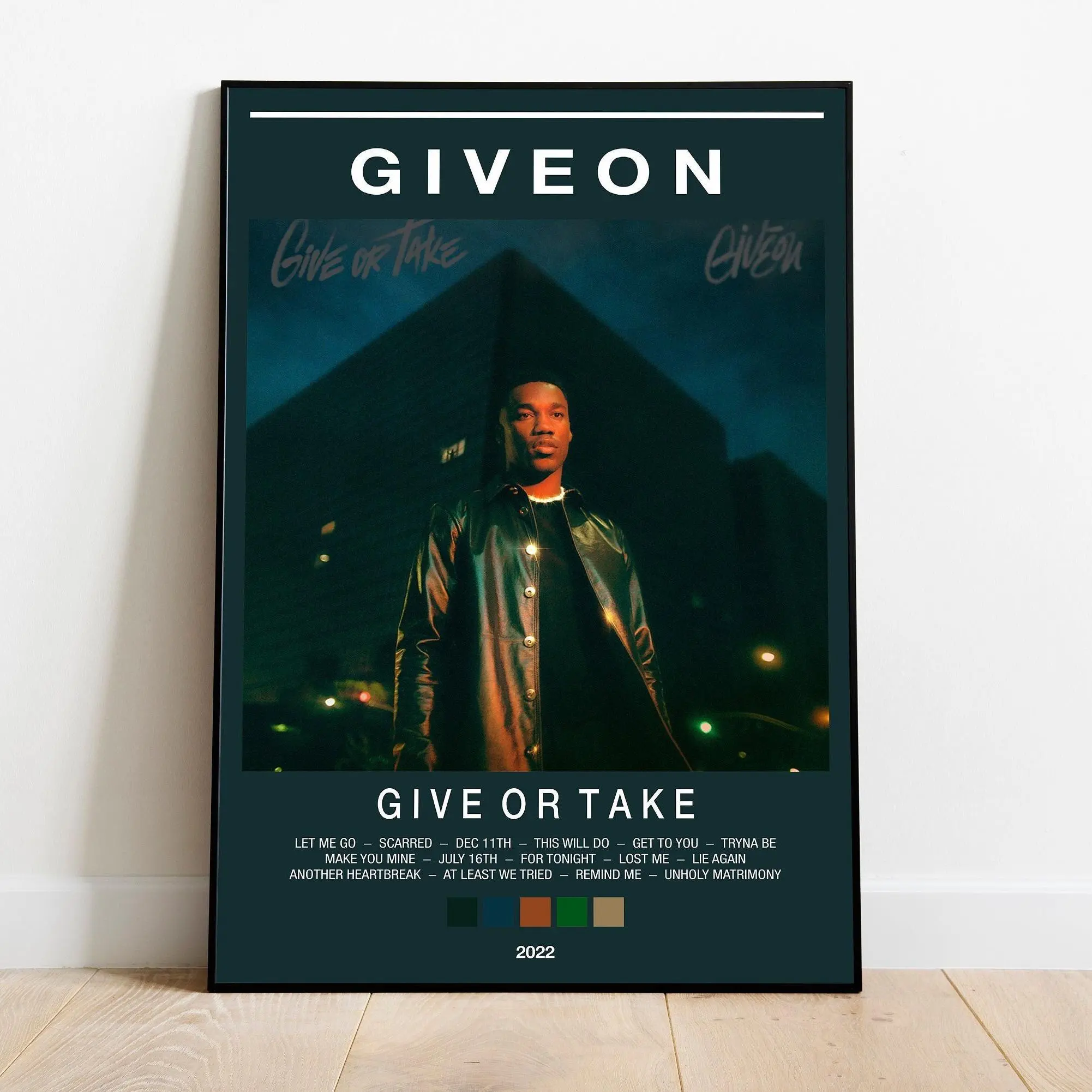 Giveon Give Or Take Album Poster Giveon Posters, Album Posters